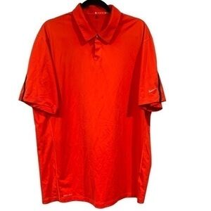 Nike Tiger Woods Collection Red Black‎ Polo. Size XL